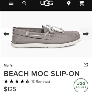 Men’s UGG M BEACH MOC SLIP-ON SIZE-9